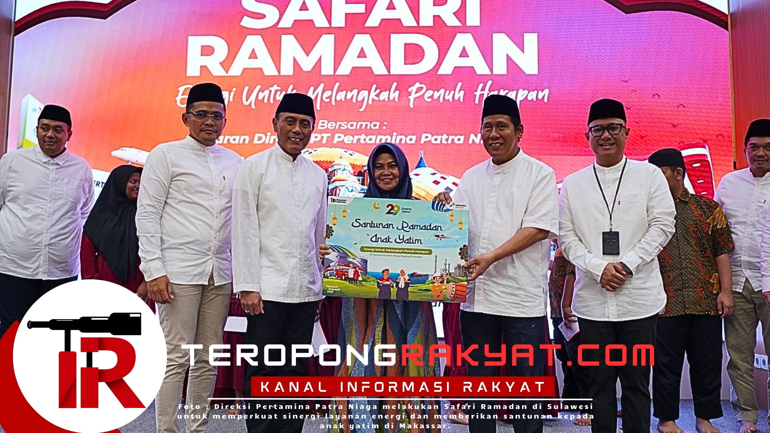 Safari Ramadan Pertamina Patra Niaga Regional Sulawesi Perkuat Layanan Energi dan Santuni anak yatim di Makassar