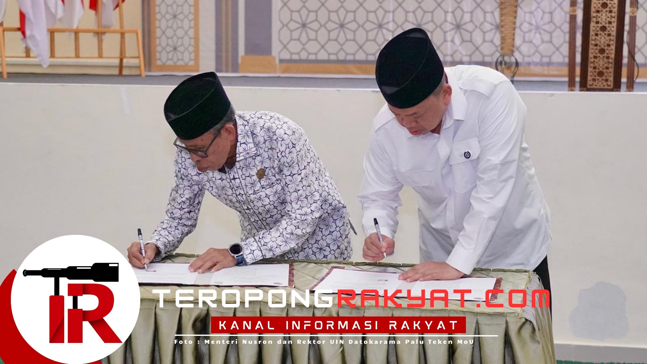 Menteri Nusron Gandeng UIN Datokarama Palu Percepat Legalisasi Tanah Wakaf