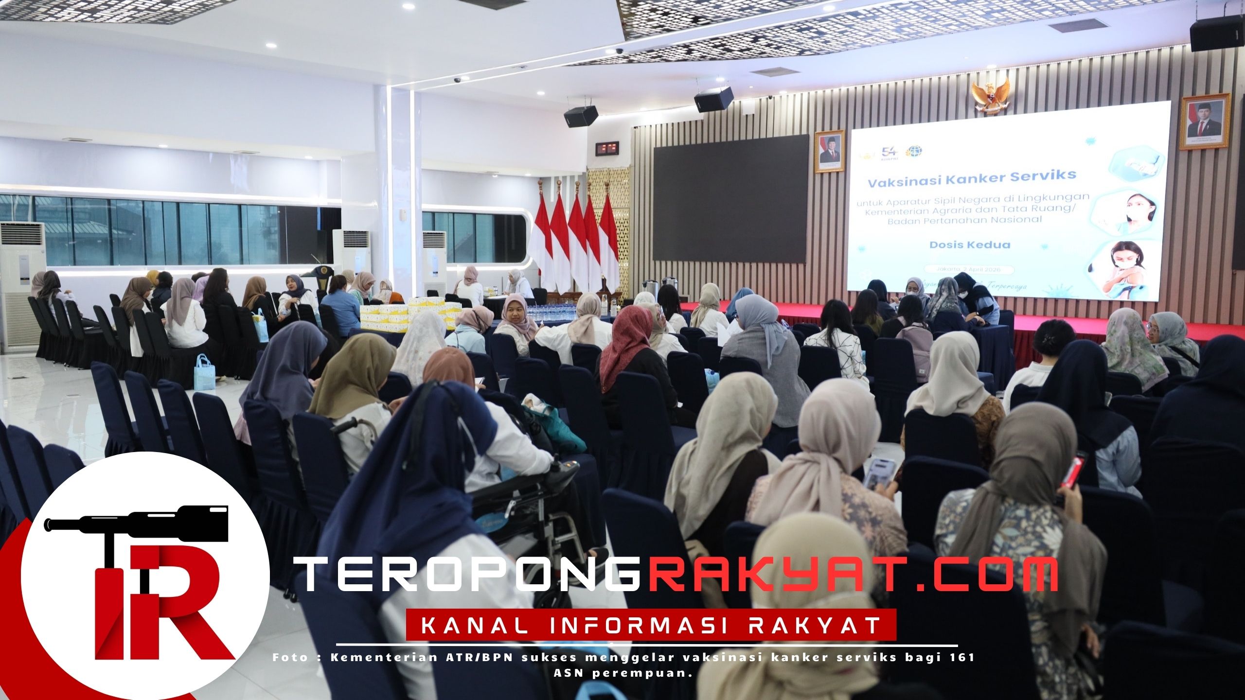 Vaksinasi Kanker Serviks ATR/BPN, Langkah Nyata Cegah Kanker Mematikan