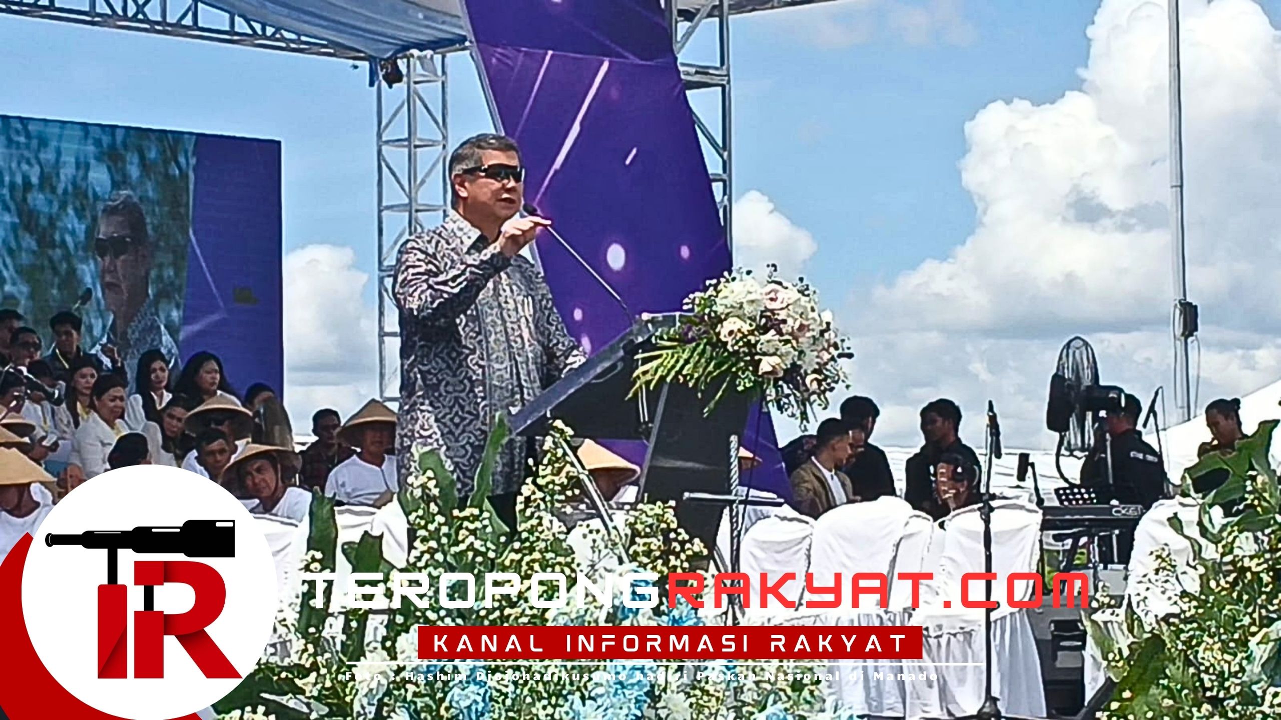 Hashim Djojohadikusumo Hadiri Paskah Nasional di Manado, Ajak Umat Kristiani Bersatu