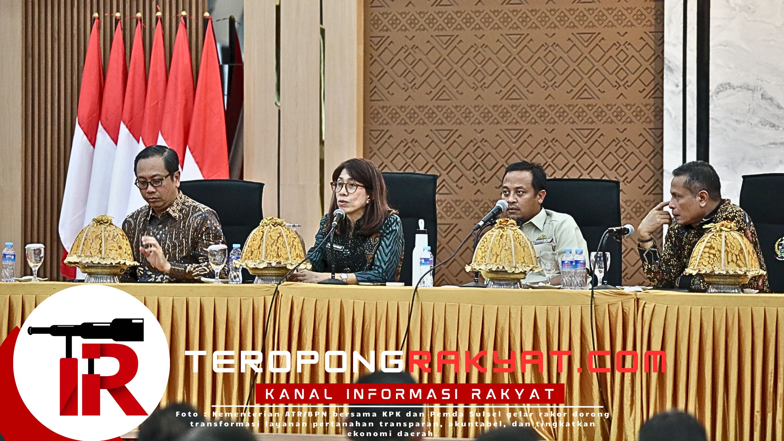 Kementerian ATR/BPN Dorong Transformasi Layanan Pertanahan Lewat Rakor Bersama KPK dan Pemda Sulsel