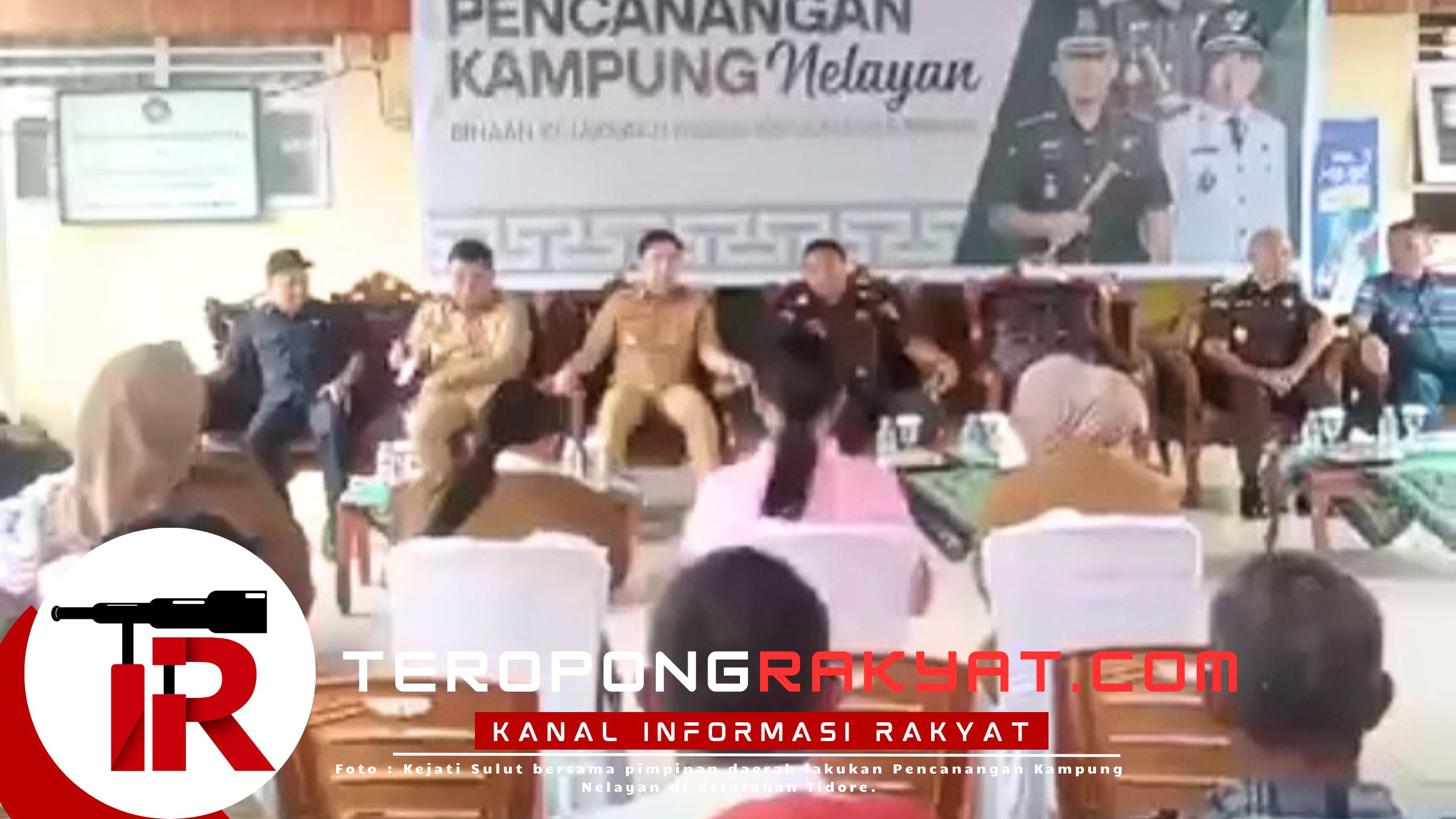 Kejati Sulut Canangkan Kampung Nelayan di Tidore Tahuna, Fokus Kawal Program Strategis Nasional