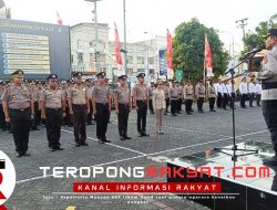 Kapolresta Manado Pimpin Upacara Kenaikan Pangkat 60 Personel, Tekankan Profesionalisme dan Jaga Marwah Institusi