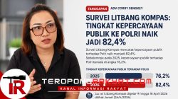 Kepercayaan Publik terhadap Polri Tembus 82,4 Persen, Advokat Corry Sengkey Beri Apresiasi 
