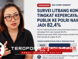 Kepercayaan Publik terhadap Polri Tembus 82,4 Persen, Advokat Corry Sengkey Beri Apresiasi 