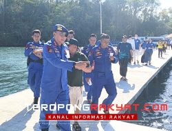 Dit Polairud Polda Sulut Kawal Ketat Delegasi Duta Besar Uni Eropa Selama Kunjungan di Minahasa Utara