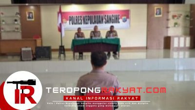 Enam Anggota Polres Sangihe Jalani Sidang Kode Etik dan Disiplin