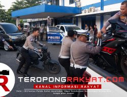 Respon Keluhan Masyarakat, Ditlantas Polda Sulut Jaring Kendaraan Knalpot Brong dan Tanpa Plat