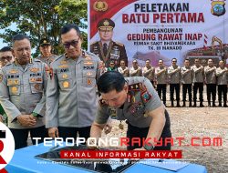 Tingkatkan Fasilitas Kesehatan, Kapolda Sulut Letakkan Batu Pertama Pembangunan Gedung Rawat Inap RS Bhayangkara Manado