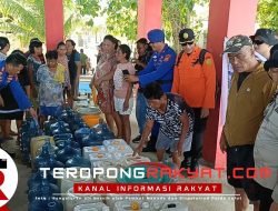 Tangani Kemarau Panjang, Pemkot Manado dan Ditpolairud Polda Sulut Salurkan 64 Ton Air Bersih ke Pulau Siladen dan Manado Tua