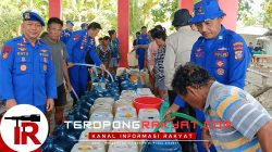 Ditpolairud Polda Sulut dan Pemkot Manado Salurkan 64 Ton Air Bersih ke Pulau Siladen dan Manado Tua