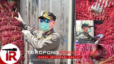 Barantin Tolak 30 Ton Bawang Merah Busuk Masuk Sulawesi Utara