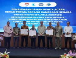 Terima Barang Rampasan Negara dari KPK, ATR/BPN perkuat Layanan Publik