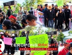 Tuntut Keadilan Lahan 80 Hektar, Ratusan Eks Pengungsi Maluku Utara Gelar Aksi di Kanwil BPN Sulut