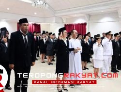Bupati Sangihe Lantik 64 Pejabat dan Resmikan Badan Baru di Pemda