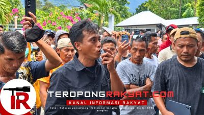Ratusan Penambang Tradisional Sangihe Datangi Kantor DPRD Menuntut Kepastian Hukum