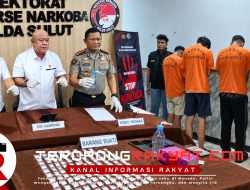 Polda Sulut Bongkar Peredaran Sabu di Manado, Enam Tersangka dan 110 Paket Diamankan